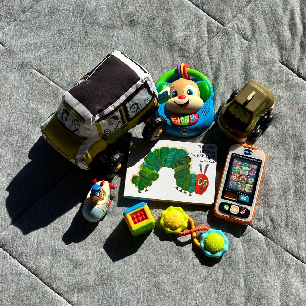 Baby boy toy bundle.